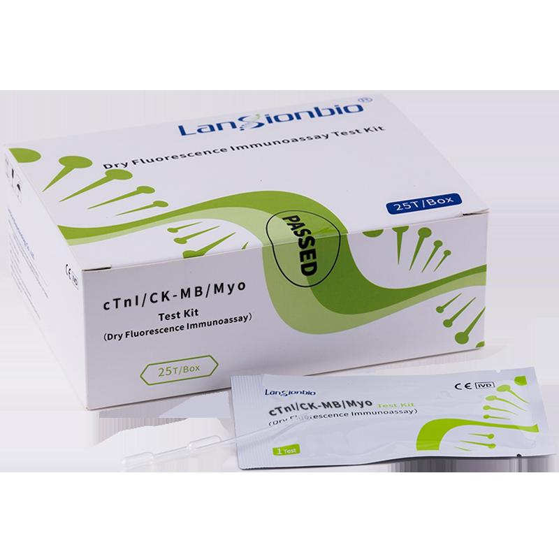 Тест-система для визначення тропоніну І, КК-МВ і міоглобін №25